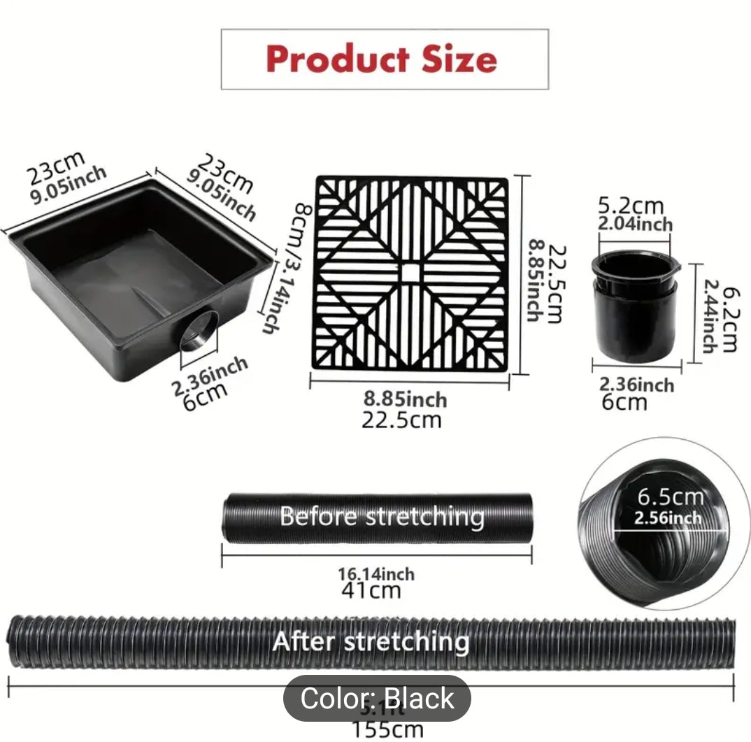 Easy fit drain and down pipe extender